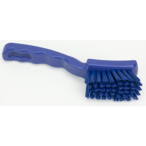 Image of SPARTA 41395EC14 Plastic Scrub Brush, Detail Brush, Kitchen Brush with Hanging Hole for Cleaning, 7 Inches, Blue, (Pack of 6)