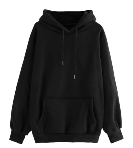 Image of Mack Jonney Solid Hooded Cotton Fleece Sweatshirt for WOMEN-VMACK639218