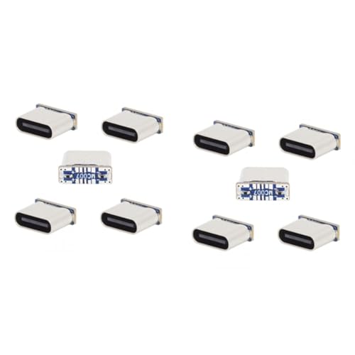 ikafxn 007 MicroUSB����Type-C�A�_�v�^�[�{�[�h 10�� �`���[�W���[�f�[�^�`���C�������pPCB�R�l�N�^
