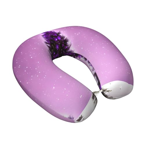 Almohada en U espuma viscoelástica negro tamaño único miniatura 2