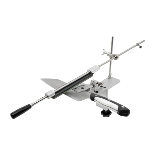 Afilador de cuchillos manual giratorio 360°, dispositivo de afilado de cuchillos profesional, afilador de cuchillos manual, sistema de afilado de cuchillos, adecuado para verduras, cuchillos de