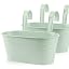 Hängende Blumentöpfe Aus Metall – Set Mit 2 Töpfen + Gartengeräten, Doppelhaken, Ideal Für Balkon & Garten