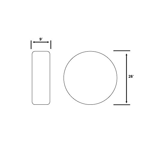 Bcp Black Color Pu Leather Spare Tire Cover (Fit 23-27 Inches) #TOP2