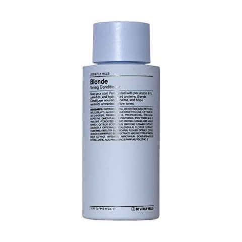 J Beverly Hills Blue Blonde Toning Conditioner with Vitamin B5 to Tone Brassy Hair, 12 Oz Cover