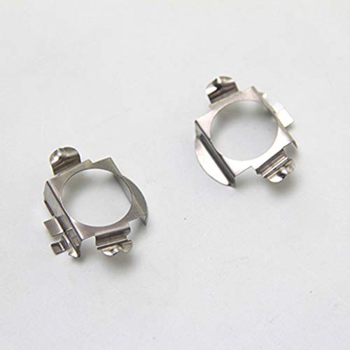 KinshopS One Pair of Car LED Headlight Bulb LED Adapter Holder LED Adapter Base H7