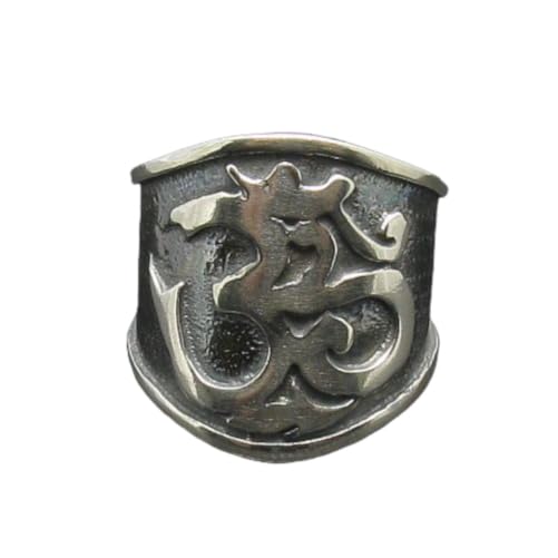 Bague Aum argent sterling 925 cadeau spirituel unique anneau fait main