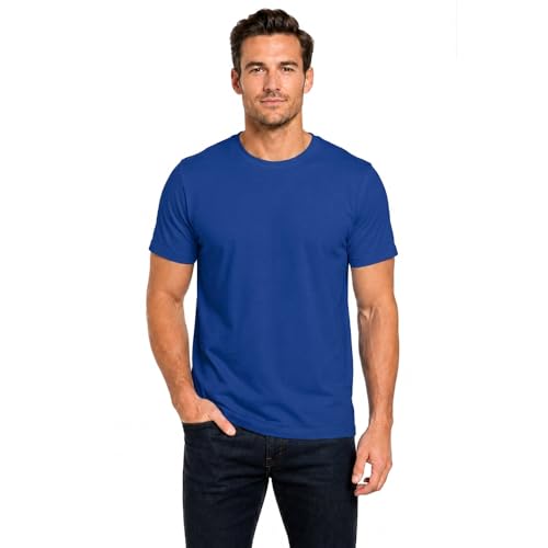 Image of Men's 100% Cotton Crew Neck T-Shirt | Regular Fit | Soft & Breathable | Casual Everyday Wear