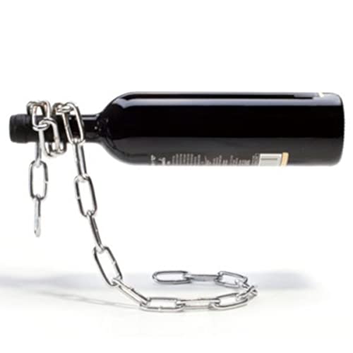 PELEG Design Unknown Wine Bottle Holder Chain Silver