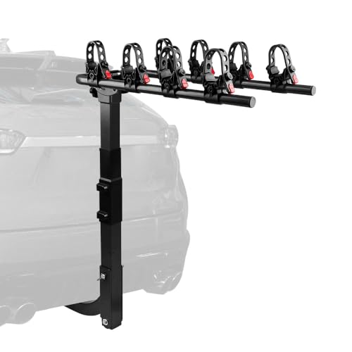 Adjustable Bike Rack Foldable Bicycle Carrier...