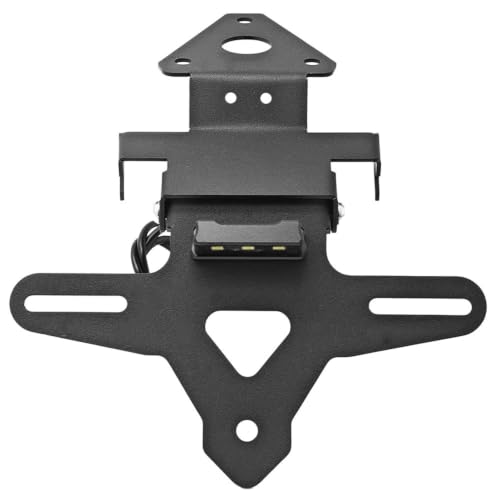 Support de plaque moto 660 arrière robuste avec kit de montage stable