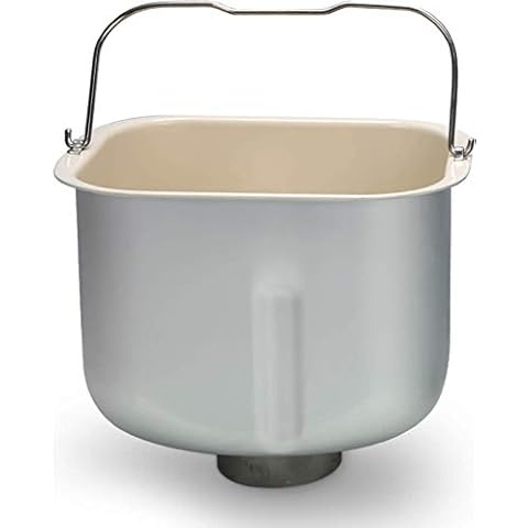 KBS Bread Machine Liner, Bread Pan with Kneading Paddle for 2LB KBS Bread Machine, KBS Bread Maker Universal Replacement Parts, Premium Ceramic pan Cover