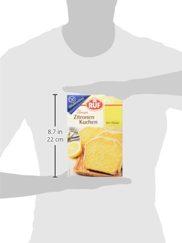 RUF Glutenfreier Zitronen Kuchen mit fruchtiger Zitronenglasur, 1 x 530 g