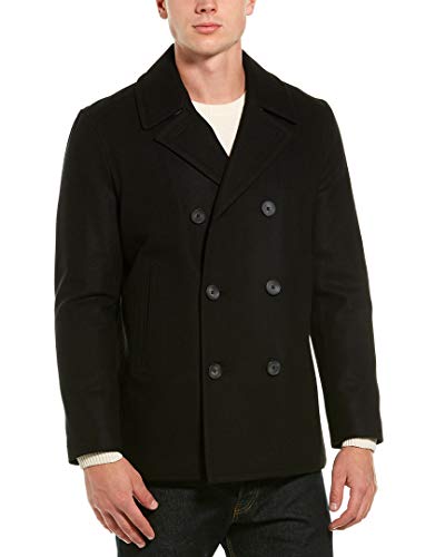 Image of Nautica Wool Melton Peacoat Black XL