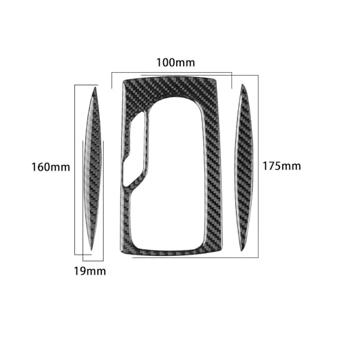 Insert carbone rigide pour panneau vitesse automatique Cadillac ATS - 5