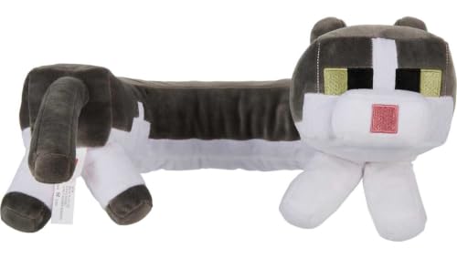 Image of Mattel Minecraft Purring Sounds Neck Pillow, Cat Plush Toy | Cat Neck Pillow Plush that makes Purring Sounds, For Travel, Comfort & Play, For Kids & Collectors (Amazon Exclusive)