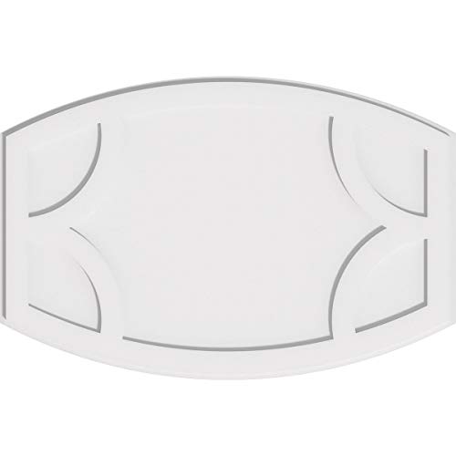Image of Ekena Millwork CMP36X24KY Kailey Architectural Grade PVC Contemporary Urethane Ceiling Medallions 36 inchW x 24 inchH x 19 1 /2 inchC x 1 inchP