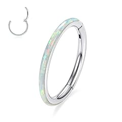 Style2:Silver with White Opal