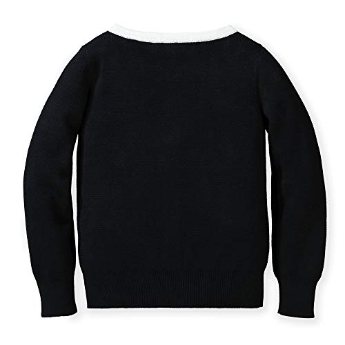 Image of Hope & Henry Girls' Long Sleeve Bow Detail Cardigan Sweater