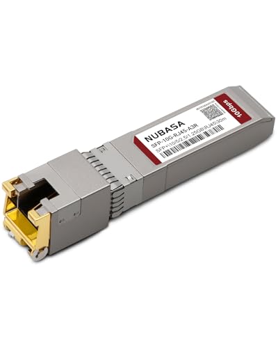 Image of SFP+ to RJ45 Adapter | 10G /5G /2.5G /1G Auto-Sensing | Low Power SFP+ Transceiver Module < 2.5W | 10GbE Copper Up to 100ft (30m) | Plug-Play