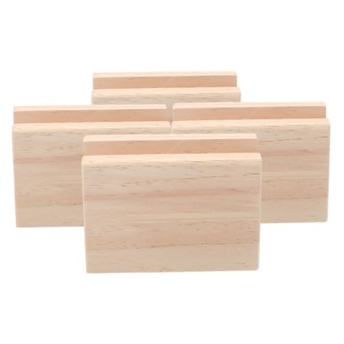 VILLCASE 4pcs Wooden Bed Risers Easy Install Furniture Elevators for Bed Couch Chair Desk Space-Saving Comfort-Enhancing for Bedroom Living Room Office