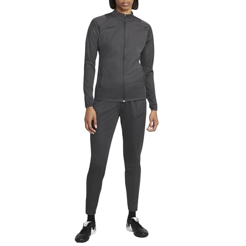 NIKE Dri-Fit Damen Trainingsanzug Academy Anthrazit/Schwarz/Schwarz, S