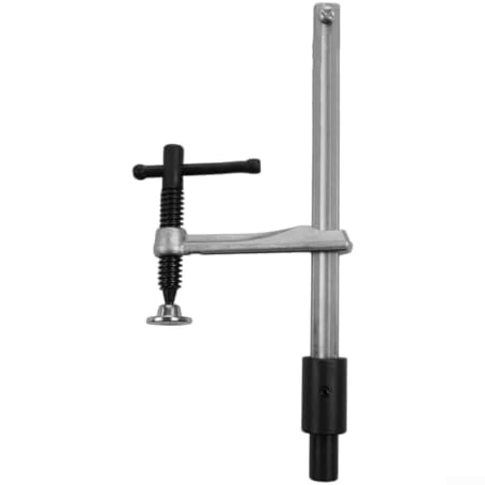 Morsetto regolabile per banco da lavoro in metallo con impugnatura, morsa da tavolo per apertura da 16 mm/28 mm, strumento di serraggio per officina di saldatura (16 mm)