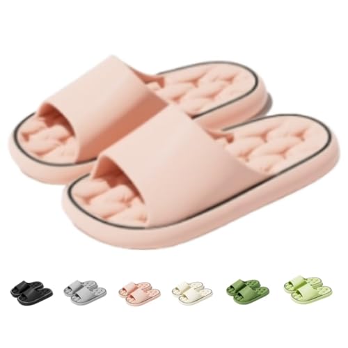 Shower Cloud Slippers for Women Men, Non-Slip Quick-Drying Comfort Thick Sole House Slides
