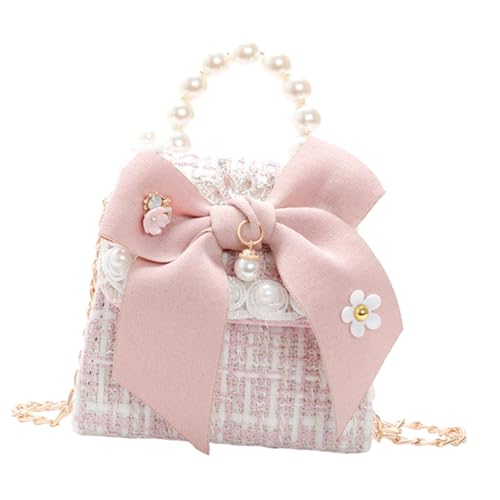 SHERCHPRY 1pc Fashion Mini Crossbody Bag for Girls Stylish Bow Design Shoulder Messenger Bag Cute Storage Purse for Everyday Use