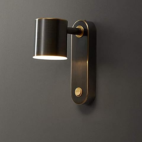 LANMOU Vintage Brass Adjustable Wall Lamp Cover