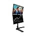 Support de Moniteur Dual LCD Moniteur Montage Stand 17 "-27" Montage du moniteur Stand up and Down Dual Screen Moniteur Moniteur Montage Montez avec 75 / 100mm Vesa, maintenez jusqu'à 22 lb Support de