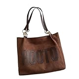 【TAMAÑO Y CAPACIDAD】】Nuestro bolso hobo de ante mide 30×10×25 cm. Este bolso tote de ante para otoño ofrece espacio suficiente para carteras, teléfonos móviles, gafas, llaves y otros objetos pequeños.