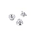Alnicov 3Pcs Guitar Control Knobs 6mm Diameter Tone Volume Knobs Metal for Strat Stratocaster Electric Guitar Parts