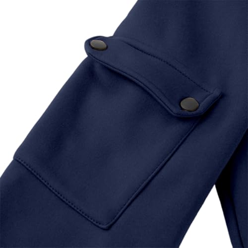 Pull marin homme anti-usure avec coudières et manches longues confort - 3