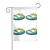 Méthode d'installation : tous les drapeaux imprimés YYHHAOFA Beautiful Starfish Island sont équipés de manches sur le dessus, qui peuvent être utilisées avec n'importe quel mât ou support standard. Passez simplement le drapeau à travers les trous des deux côtés du haut et accrochez-le sur votre support de mât de jardin.