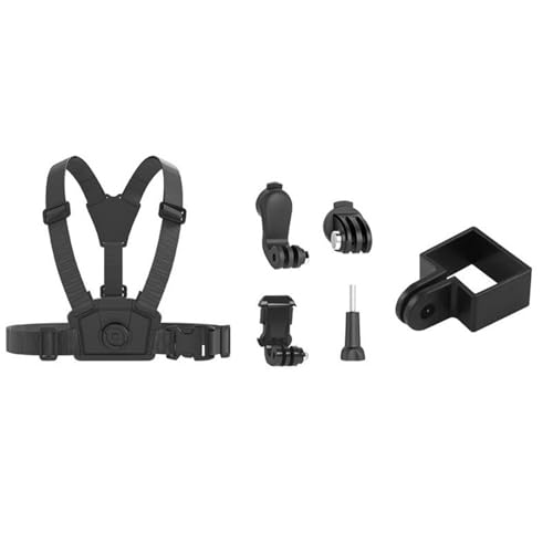 �݊���������܂�DJI Osmo Pocket 3/2 & Action 5 Pro/4/3/1 �f���A���J�����`�F�X�g�}�E���g�A��������ѐ����B�e�u���P�b�g�ɑΉ�(For Pocket 1 2)