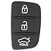 Produktbild Autoschlüssel Tastenfeld 3 Tasten Kompatibel mit Hyundai i20 i30 ix20 ix35 Tucson Santa Fe - Auto Schlüsselgehäuse Pilot Autoschlüssel