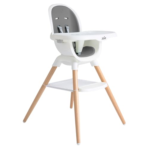 Image of Joie Chai Multi-Mode Highchair - European Beech Wood, Convertible, 9+ Modes, Birth up to 60 lb. (Shadow)