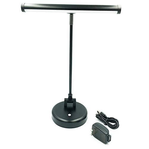 Upright Piano Lamp,Grand Piano Lamp,LED Piano Lights,LED Desk Lamp,LED Reading Light, Black with Adapter