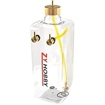 ZYHOBBY RC Fuel Tank 1000ML,RC Gas Fuel Bottle with Transparent Plastic for RC Airplane Model in USA