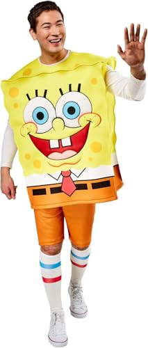 Rubies Offiziell Nickelodeon SpongeBob Schwammkopf Tabard Erwachsenekostüm Größe Large