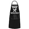 Pofull funny baking apron whatever happens were eating it apron cook aprons  urban country home decor