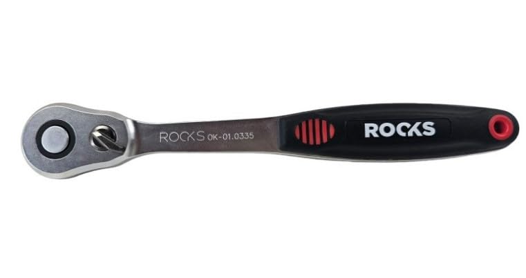 Clé à Cliquet Porte-embouts ROOKS OK-01.0312 – Acier Chrome-vanadium