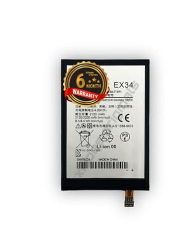 Image of EX34 Battery for Motorola X XT1056 / XT1058 / XT1060 / XT912A / XT1055 / XT1052 2120mAh Battery with 6 Month Warranty** (C196)