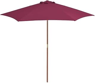 HZH Guarda-chuvas de pátio guarda-sol externo portátil, durável à prova d'água e à prova de vento guarda-chuva de jardim ao ar livre protetor solar terraço varanda mercado guarda-chuva de jardim