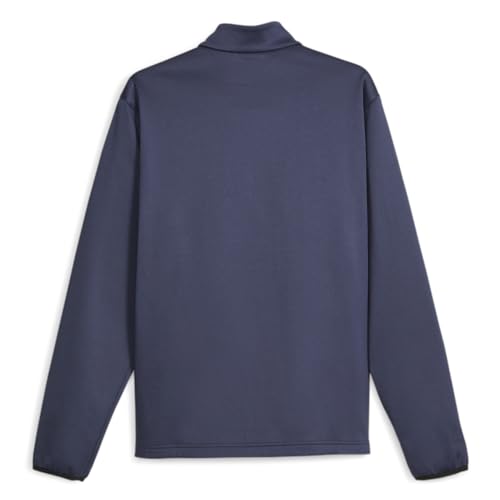 PUMA Mens Fit Pwrfleece Quarter Zip Training Athletic Outerwear Casual - Blue - Size S2