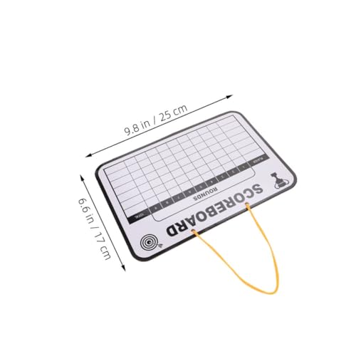 Tablero para puntuación de golf doble cara portátil 2pcs miniatura 2