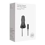Verizon Car Charger, Micro USB Dual USB Car Charger with LED Light for Samsung, LG, Nexus, HTC and...