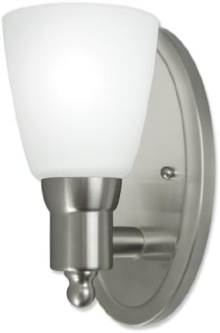 Good Earth Lighting Danube Direct Wire Wall Sconce, Brushed Nickel