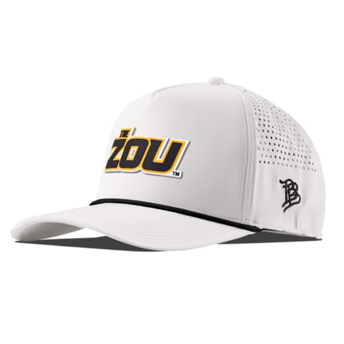 Branded Bills Officially Licensed x Missouri Tigers White 5-Panel The Zou PVC