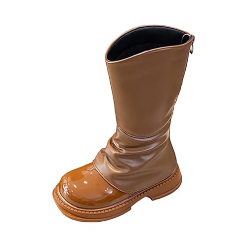 IWIHMIV Toddler Riding Boots Girl Winter Boots Snow Boots for Girls Winter Boots Toddler Girl Boots Warm Non Slip Snow Boot